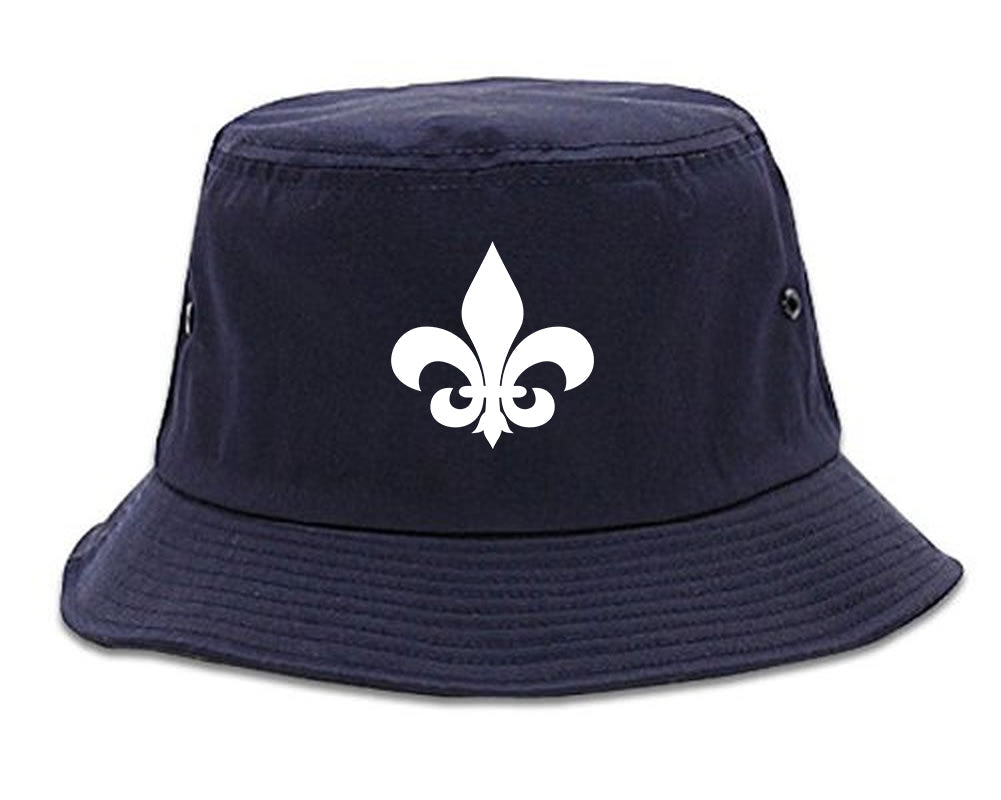 Fleur De Lis Chest Mens Bucket Hat