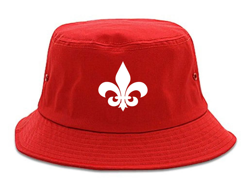 Fleur De Lis Chest Mens Bucket Hat